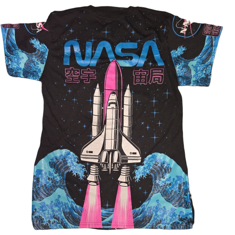 NASA Space Adventure T-Shirt - Black and Pink